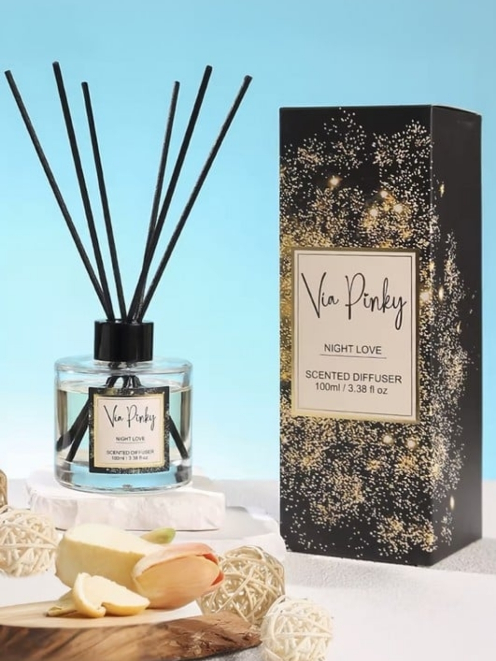 ✨ Luxe Reed Diffuser “Night Love” Elegant Home Fragrance Decor